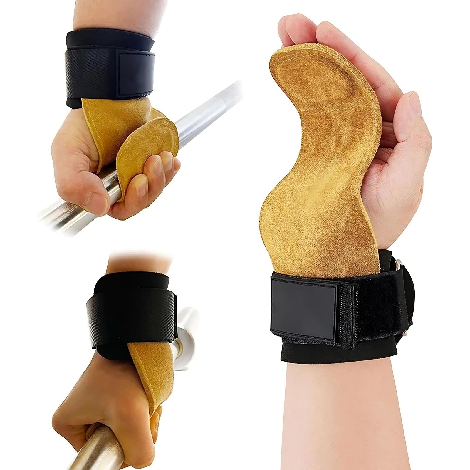 כפפות אחיזה מגנטיות למשקולות — מונעות יבלות ומשפרות ביצועים