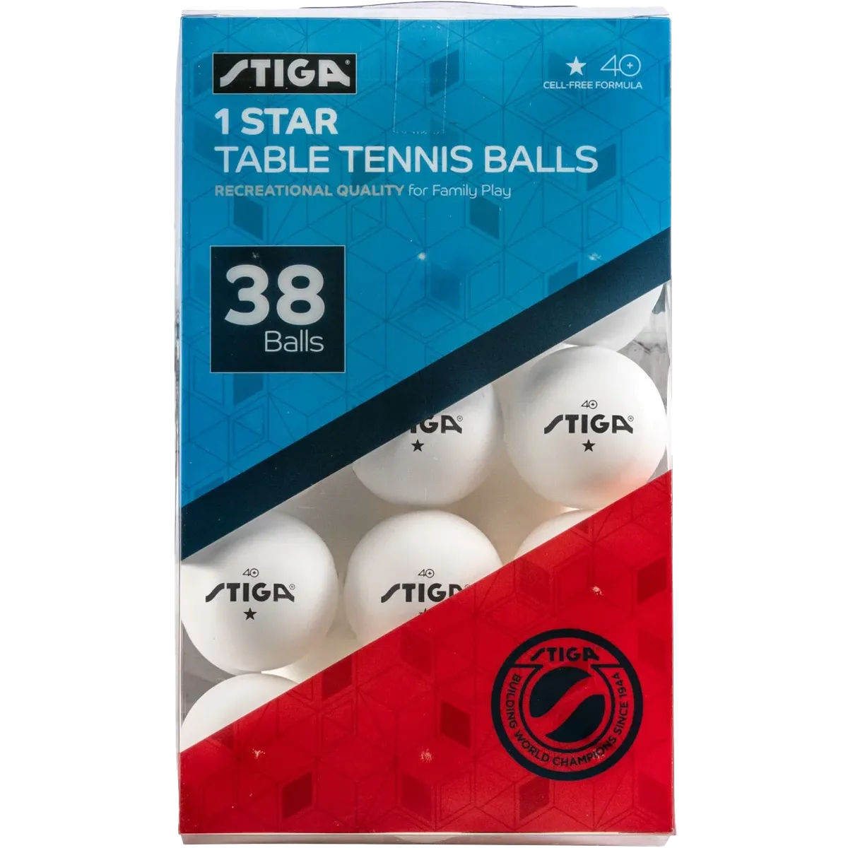 1-Star Table Tennis Balls (38 Pack)