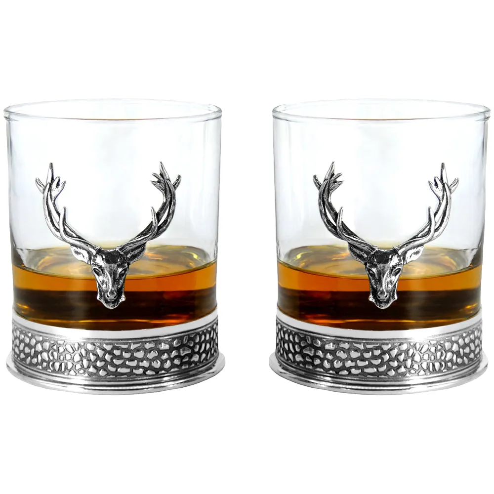 11oz REGAL STAG WHISKEY OR RUM DOUBLE TUMBLER