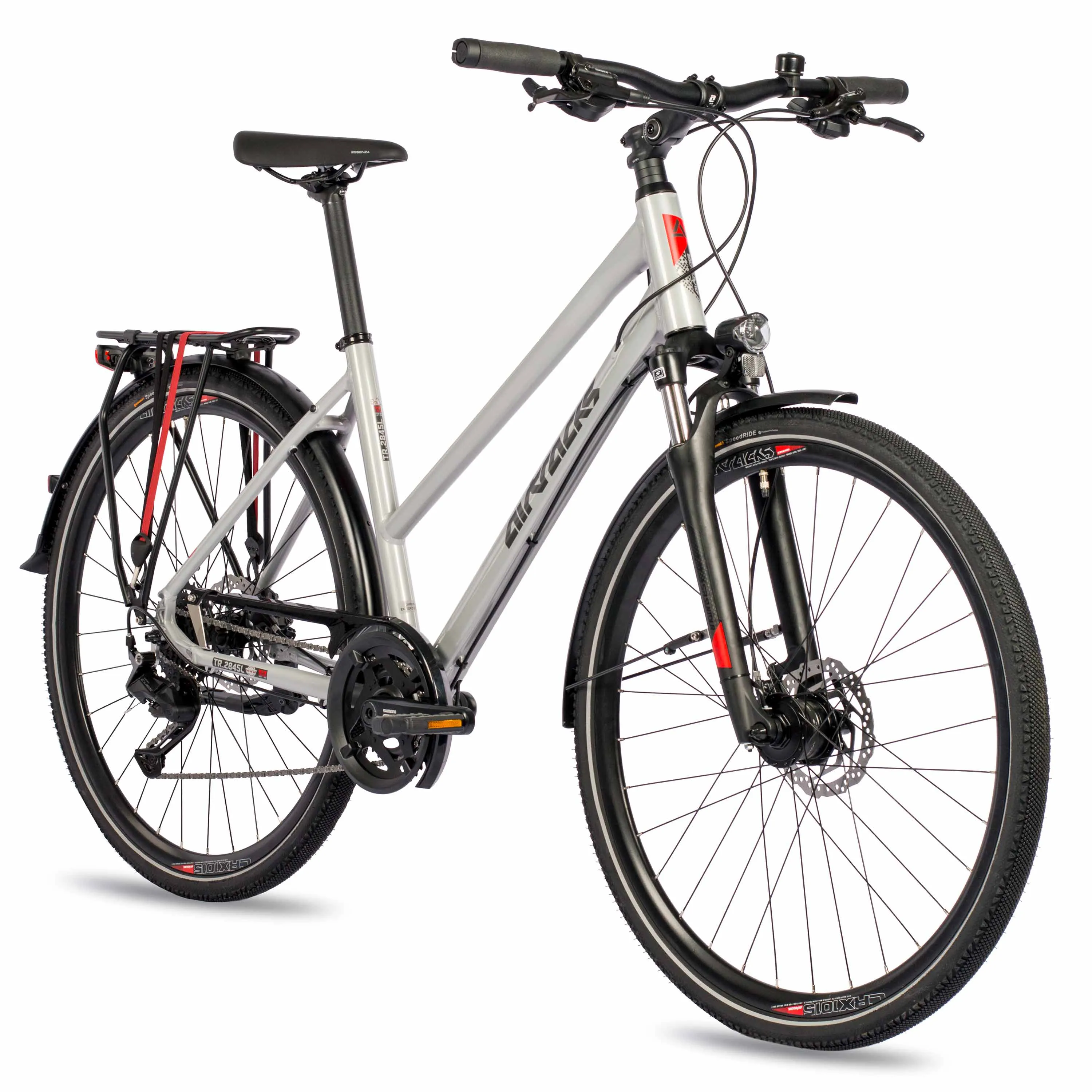 28 Zoll Damen Trekking Fahrrad TR.2845L Bike NEW 2 x 9 GANG SHIMANO CUES RD-U3020-9 SHADOW