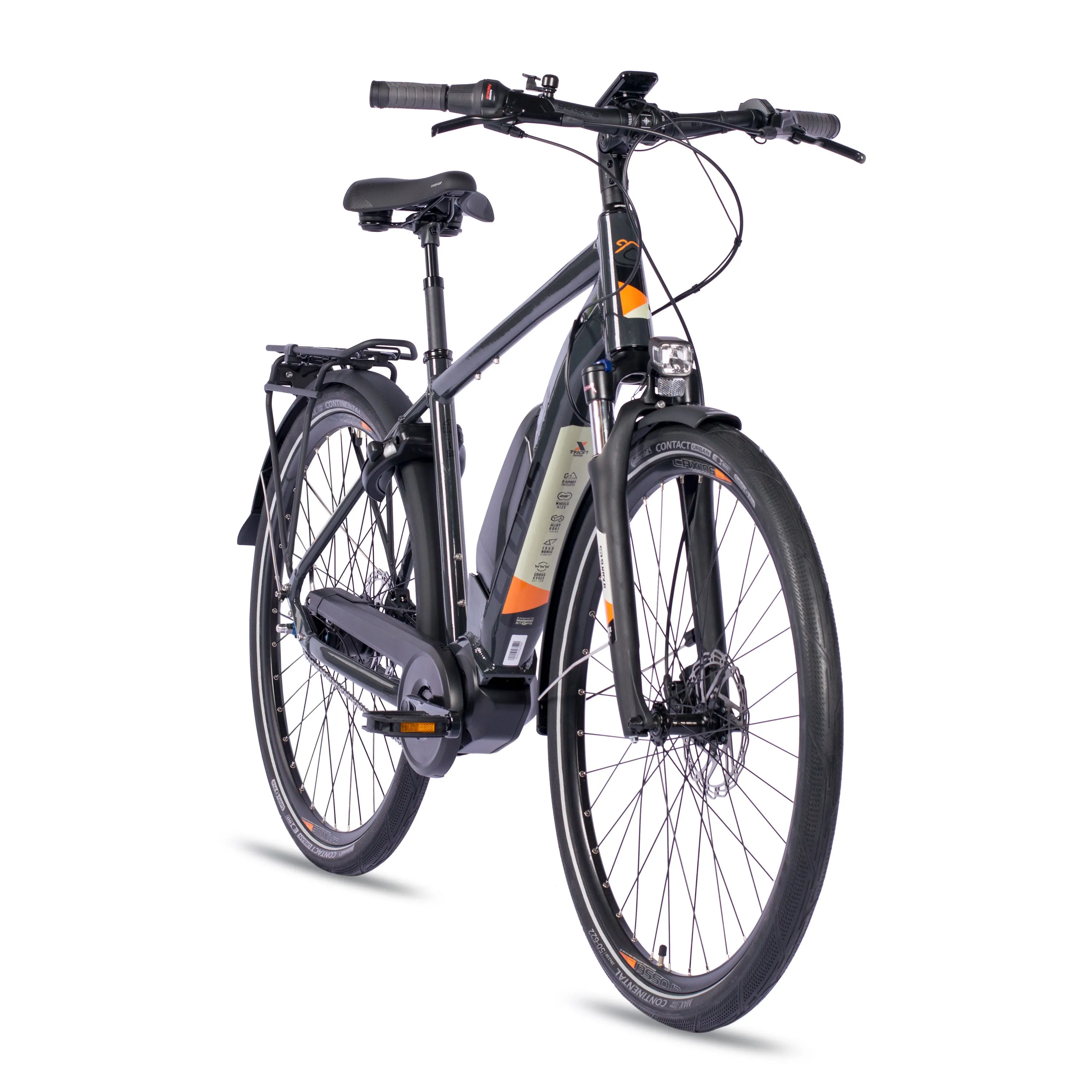 28 Zoll E-Bike Herren City Fahrrad X-Tron SR2 SHIMANO STеPS E-5000 418Wh 5 GANG SHIMANO NEXUS INTER 5