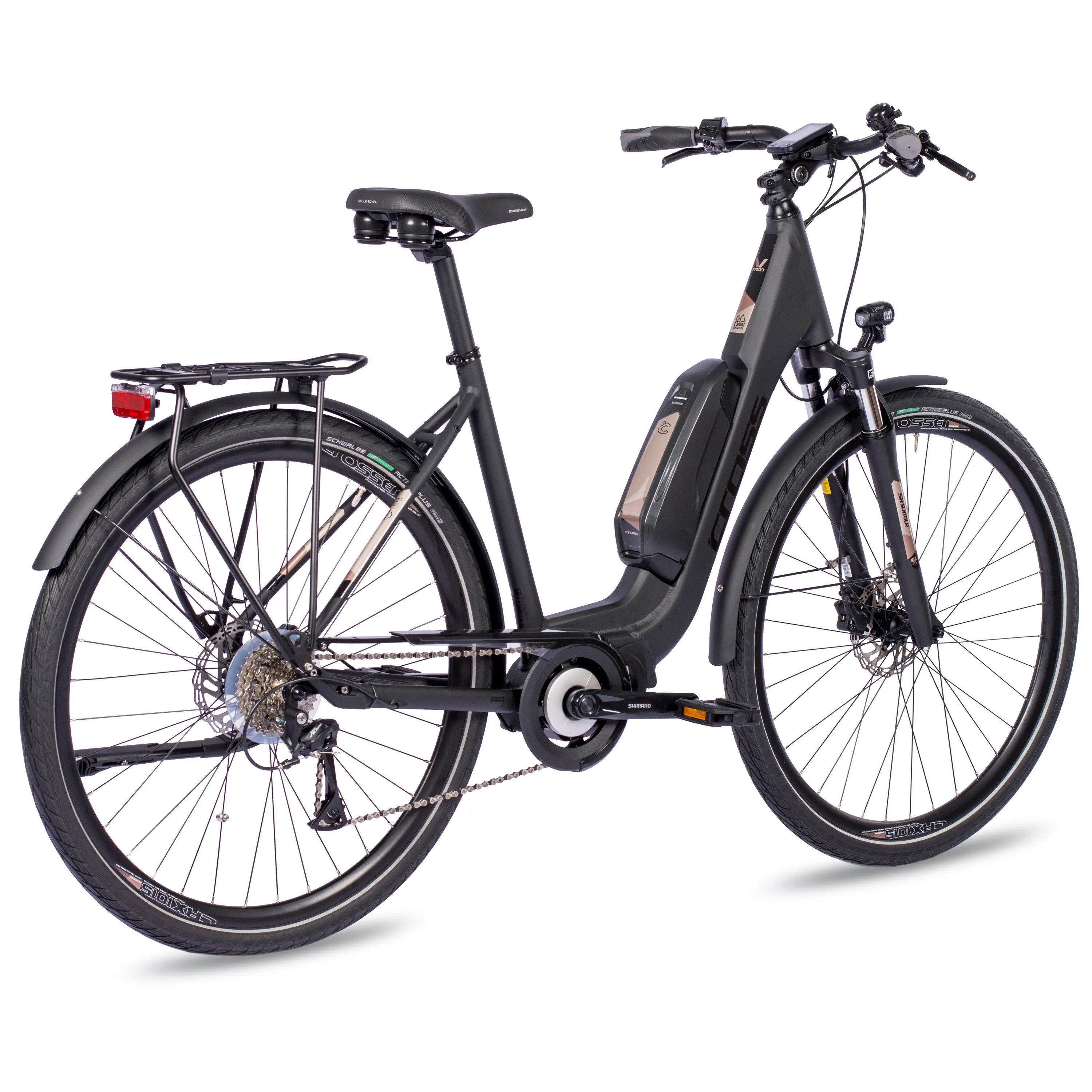 28 Zoll E-Bike Trekking Fahrrad LS WAVE V-TRON SHIMANO STеPS E-5000 418 Wh 9 GANG SHIMANO RD-T3000SGS