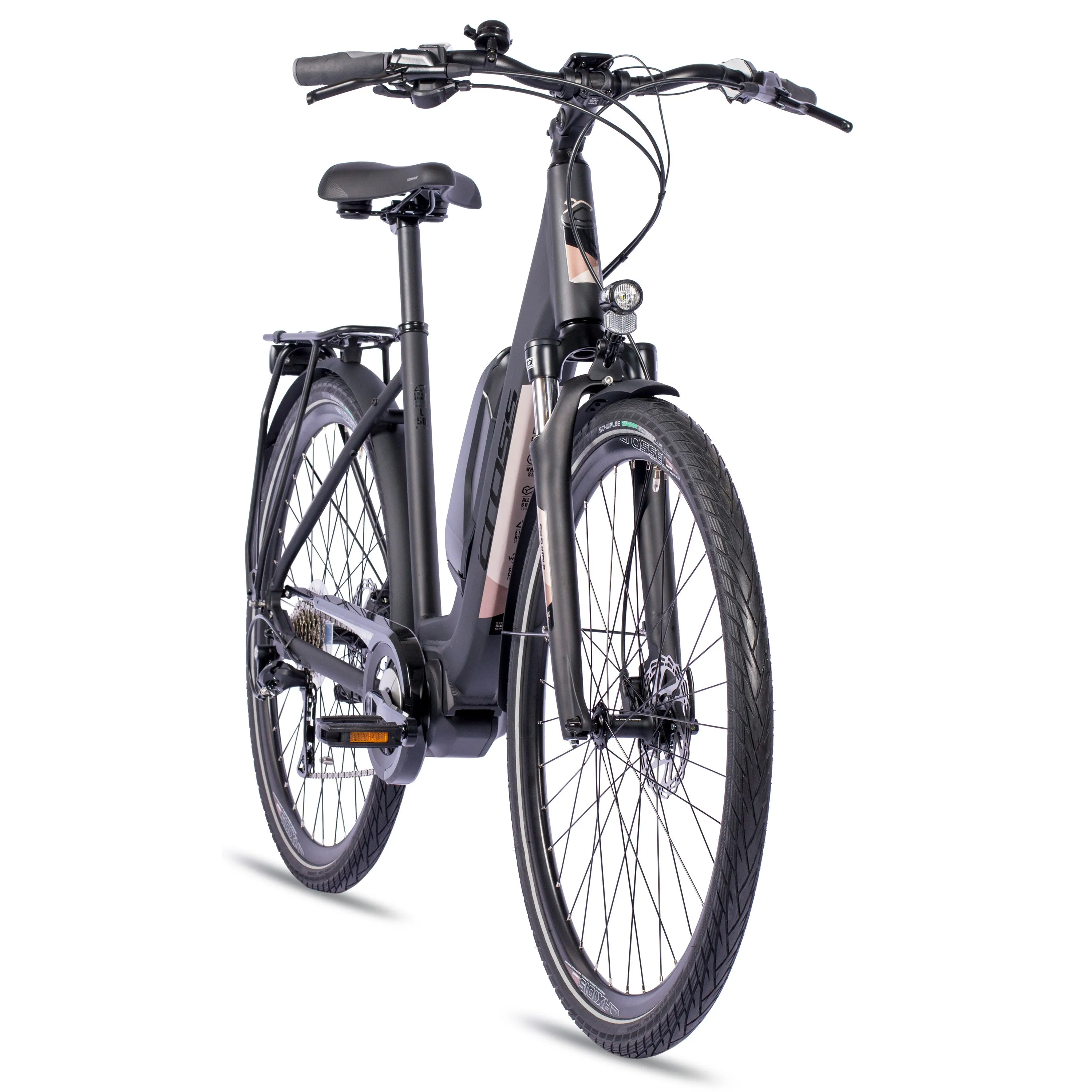 28 Zoll E-Bike Trekking Fahrrad LS WAVE V-TRON SHIMANO STеPS E-5000 418 Wh 9 GANG SHIMANO RD-T3000SGS