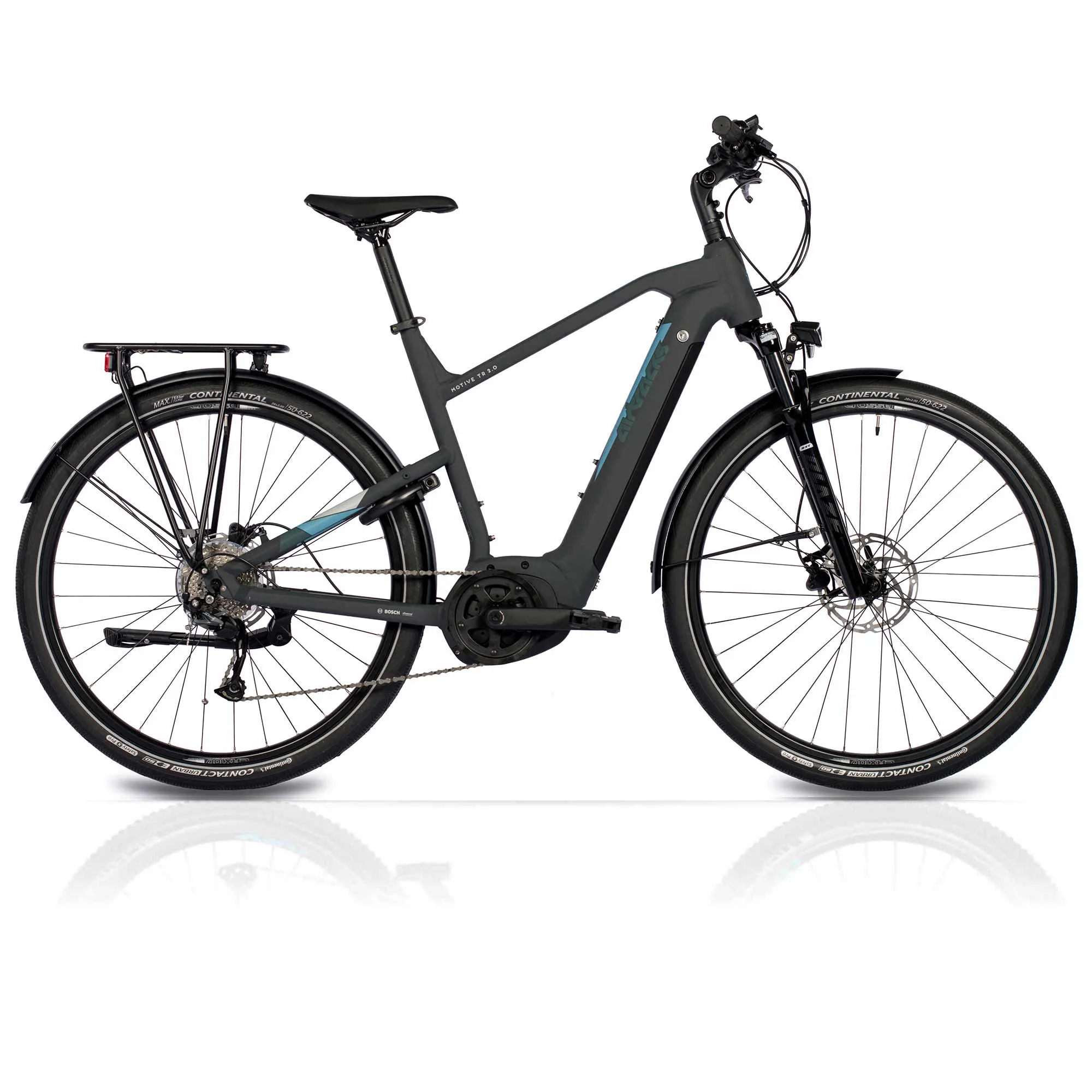 28 Zoll Herren E-Bike Trekking Fahrrad MOTIV TR.2.0 BOSCH PERFORMANCE LINE 500 Wh 9s SHIMANO ALTUS