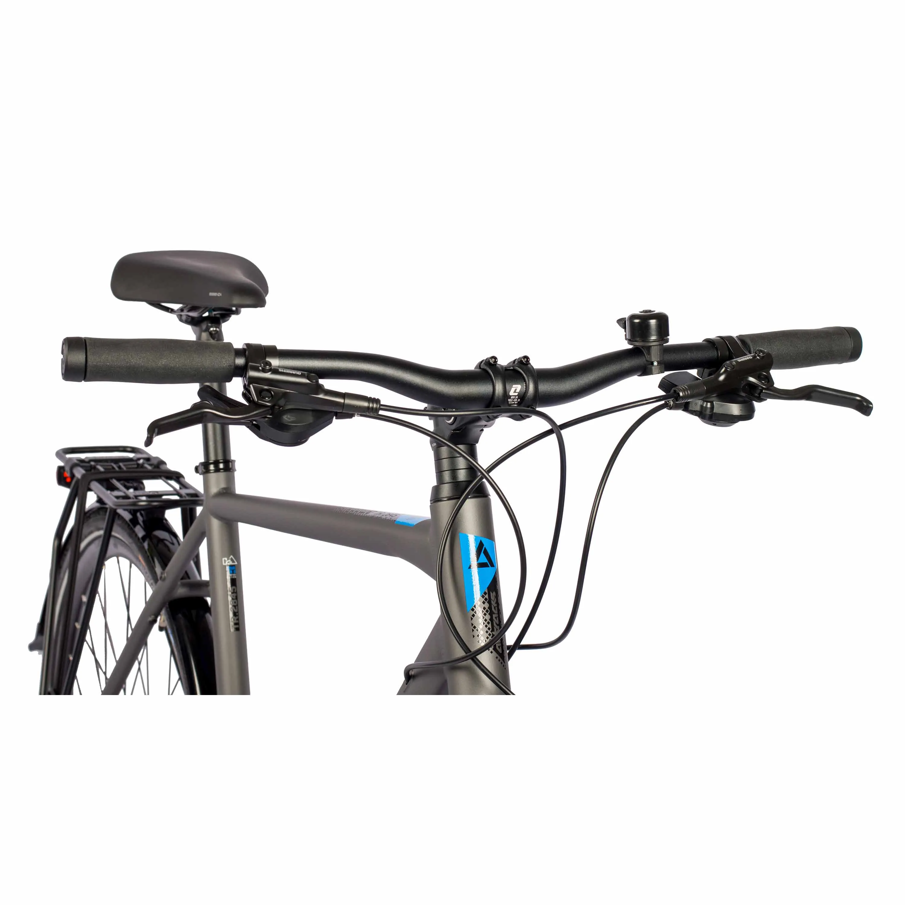 28 Zoll Herren Trekking Fahrrad TR.2845 Bike NEW 2 x 9 GANG SHIMANO CUES RD-U3020-9 SHADOW GREY