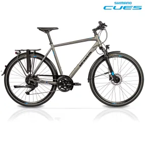 28 Zoll Herren Trekking Fahrrad TR.2845 Bike NEW 2 x 9 GANG SHIMANO CUES RD-U3020-9 SHADOW GREY