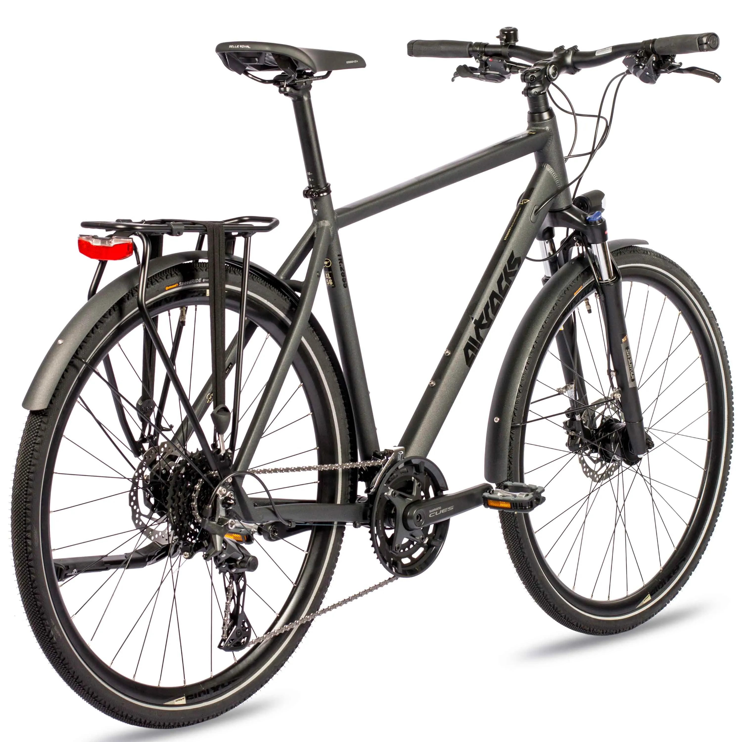 28 Zoll Herren Trekking Fahrrad TR.2855 Bike 2 x 10 Gang NEW SHIMANO CUES RD-U6020-10 SHADOW BLACK