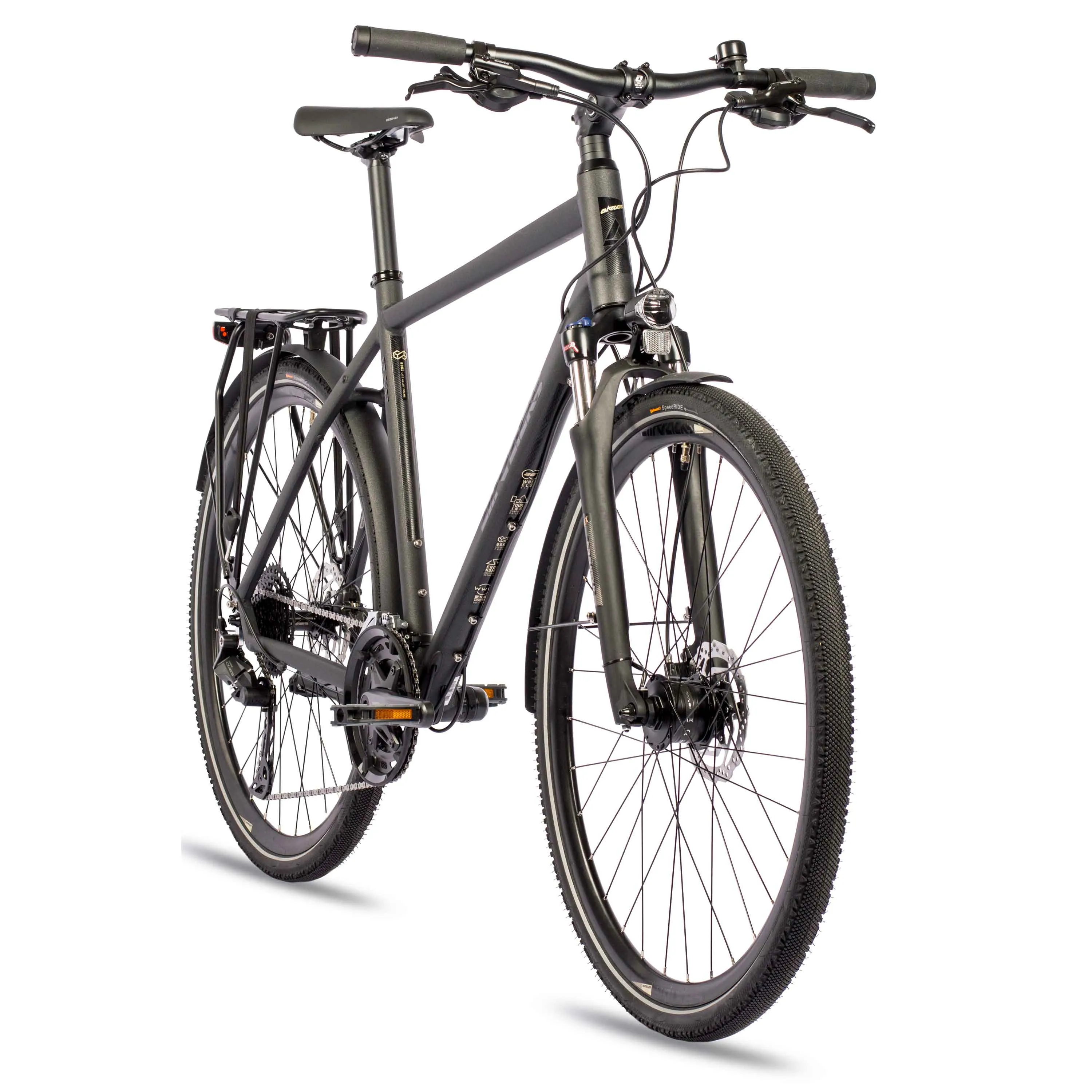 28 Zoll Herren Trekking Fahrrad TR.2855 Bike 2 x 10 Gang NEW SHIMANO CUES RD-U6020-10 SHADOW BLACK