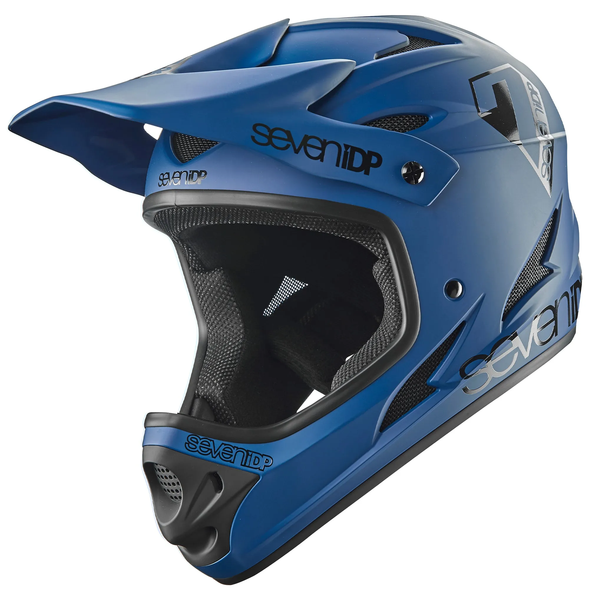 7 iDP M1 Full Face Helmet - Diesel Blue