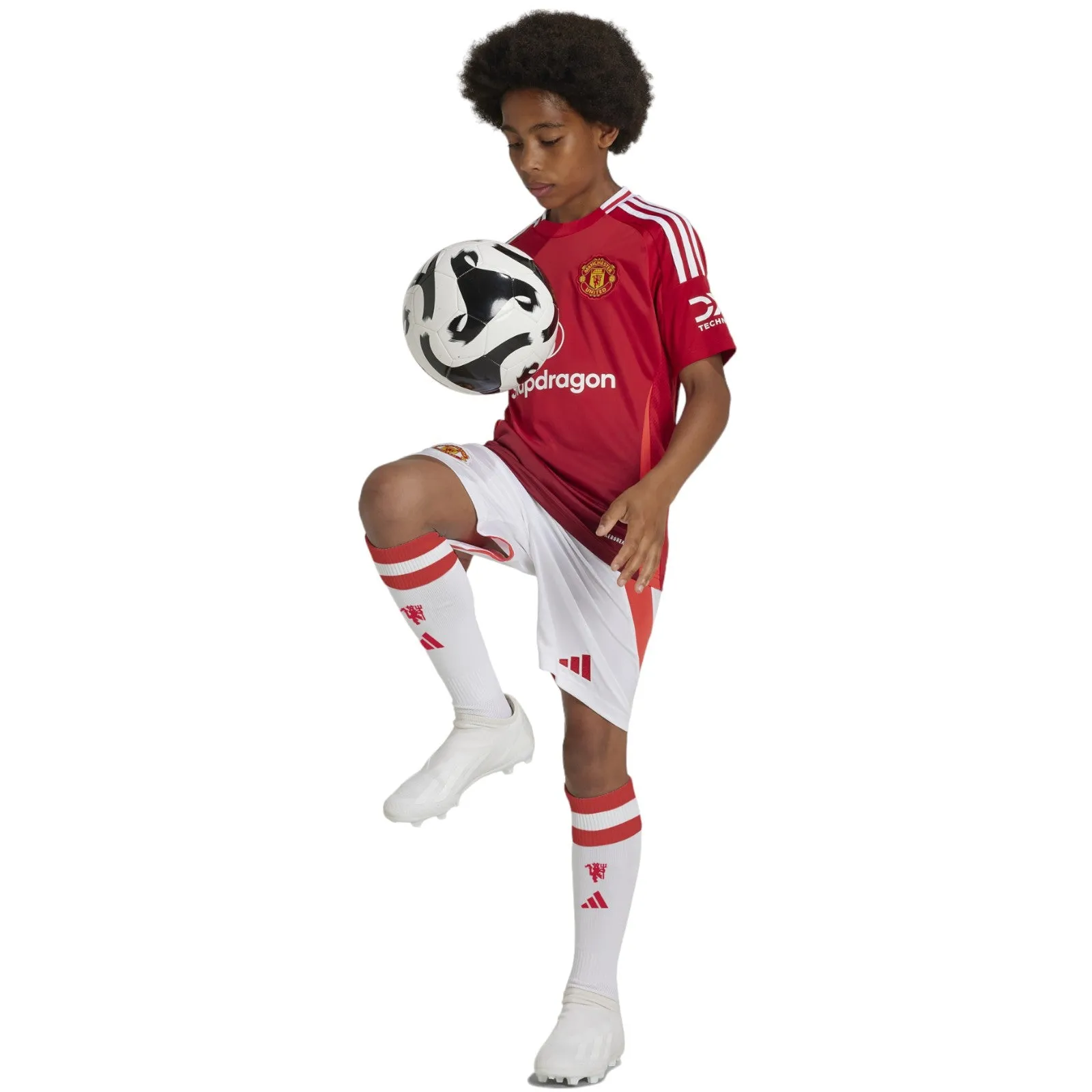 adidas Man Utd 2024/25 Kids Home Shorts