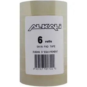 Alkali Clear Shin Poly Hockey Tape 6-Pack