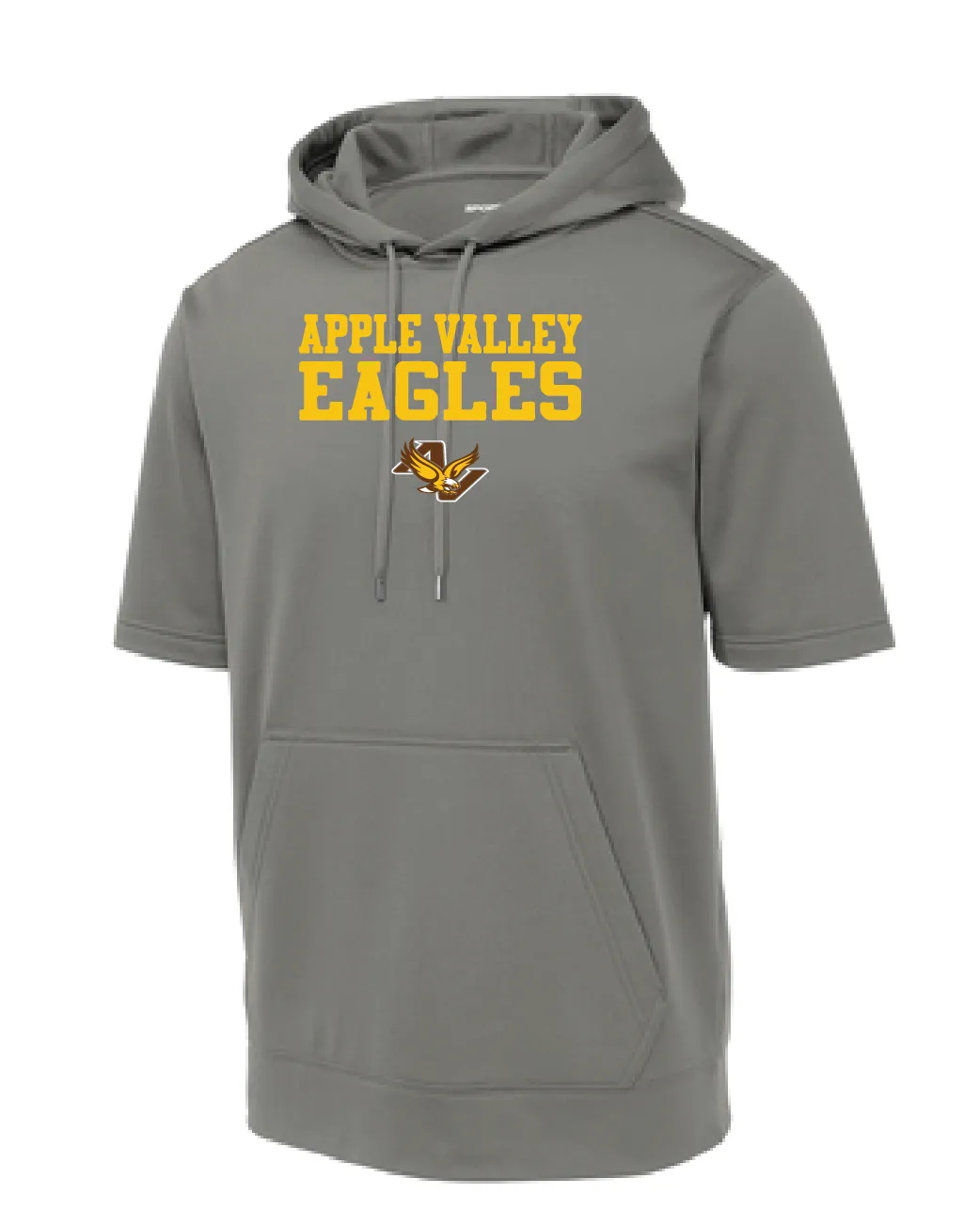 AV Eagles - Adult Short Sleeve Hooded Eagle Logo