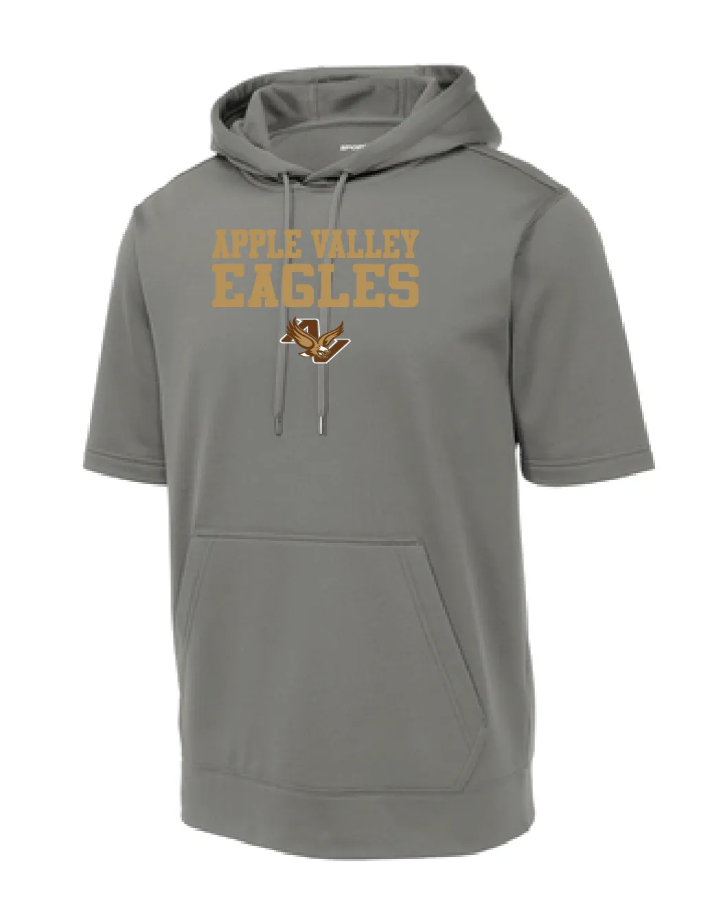 AV Eagles - Adult Short Sleeve Hooded Eagle Logo