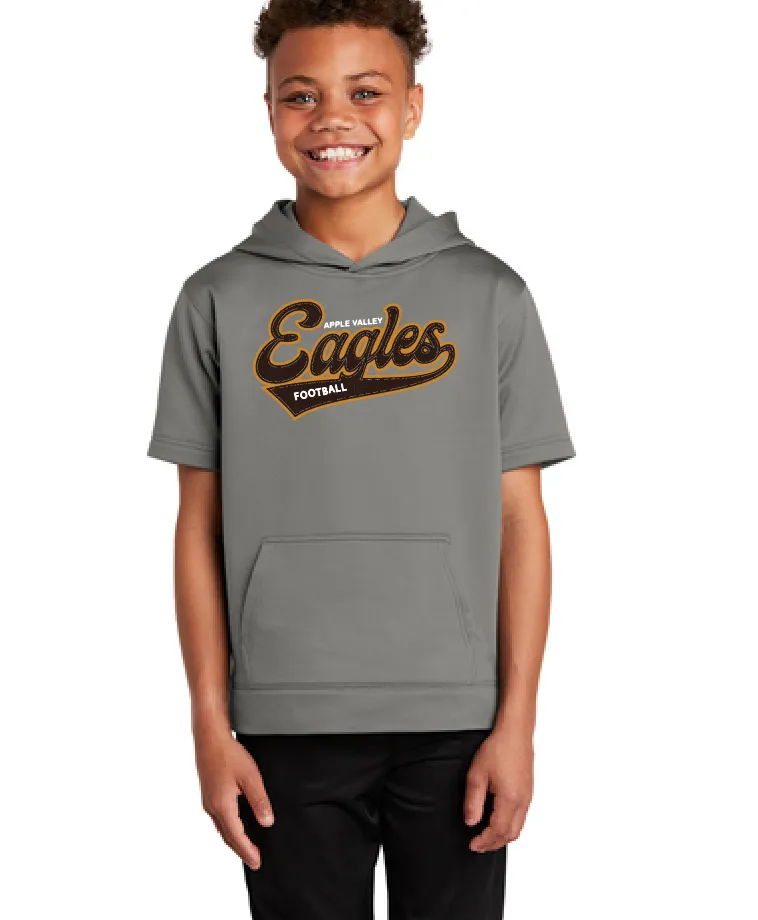 AV Football - Youth Performance Short Sleeve Hoodie