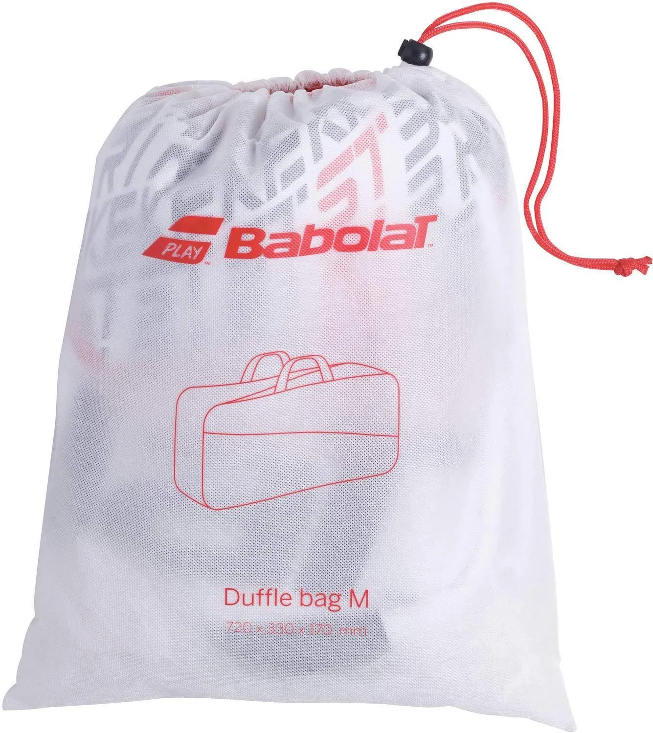 Babolat Duffle M Pure Strike Tennis Bag - White/Red