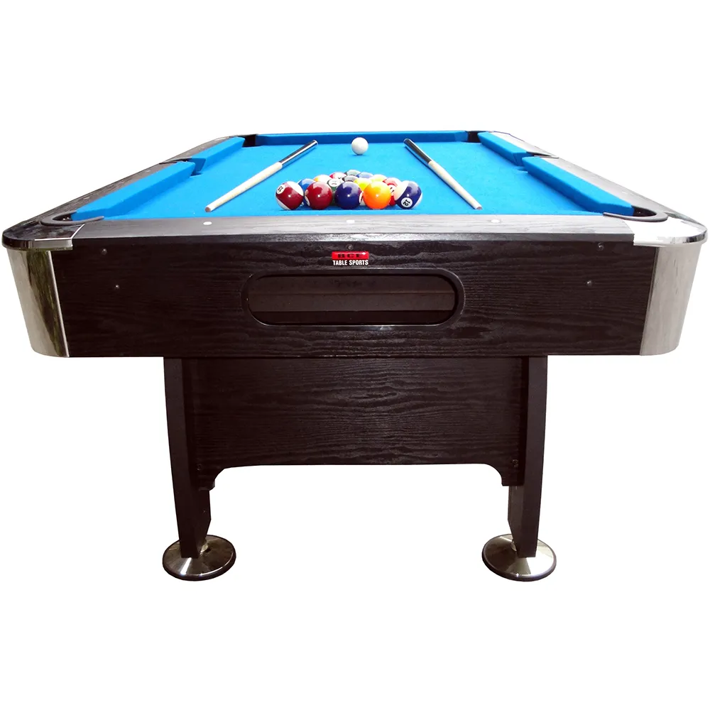 BCE 7ft Black Cat Deluxe Pool Table | Blue