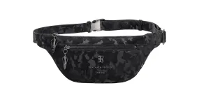 BNJ BUMBAG BLACK REFLECTIVE CAMOUFLAGE CALFSKIN