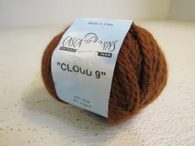 Cascade Yarns Cloud 9 Yarn Brownish Rust 1 Ball 109 Yards Wool Angora -- New