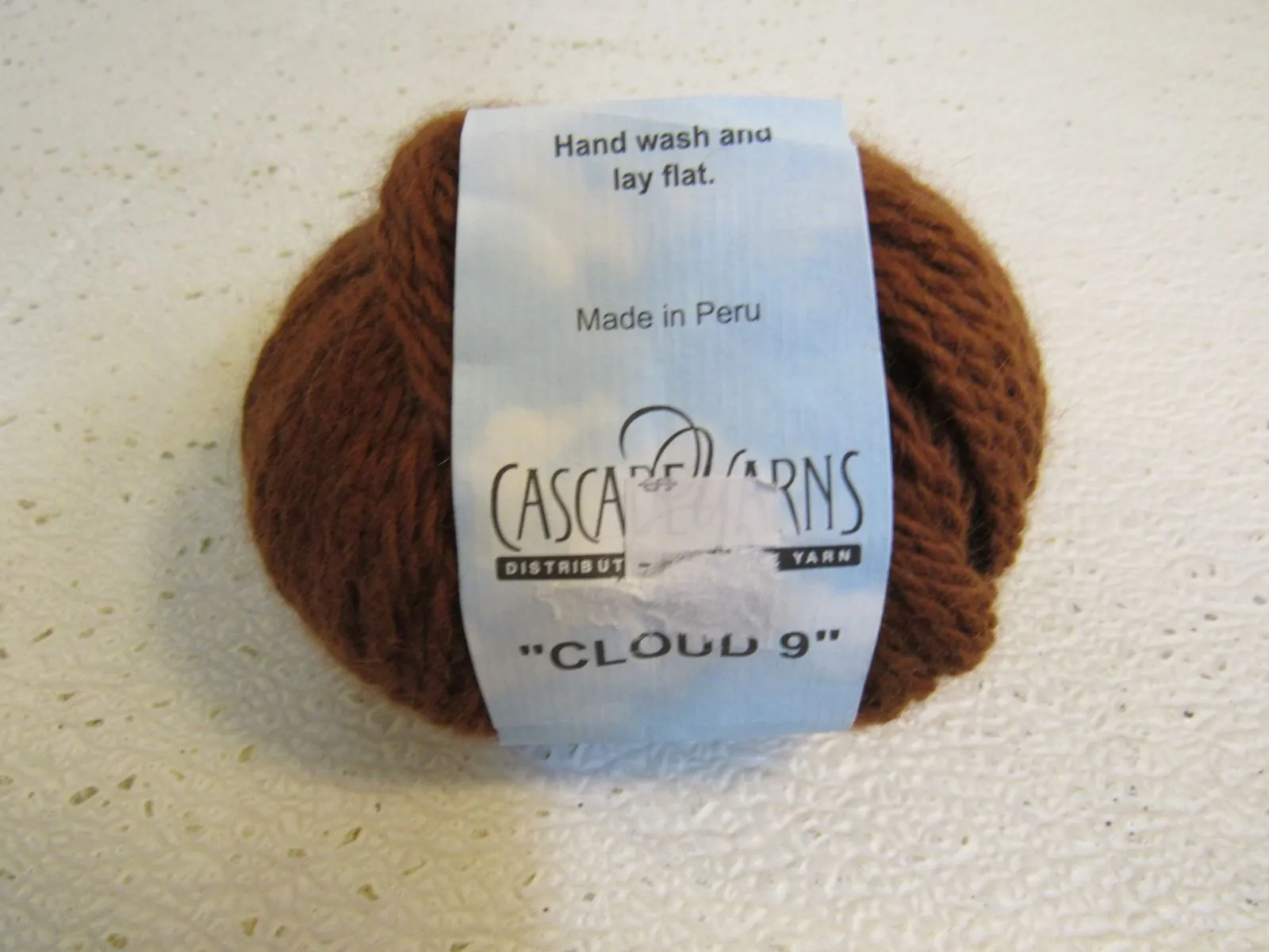 Cascade Yarns Cloud 9 Yarn Brownish Rust 1 Ball 109 Yards Wool Angora -- New