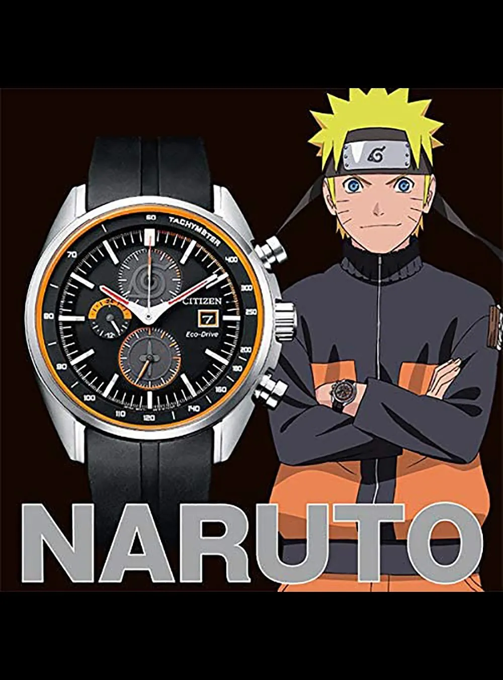 CITIZEN COLLECTION×NARUTO NARUTO MODEL ECO-DRIVE CA0591-12E LIMITED EDITION JDM