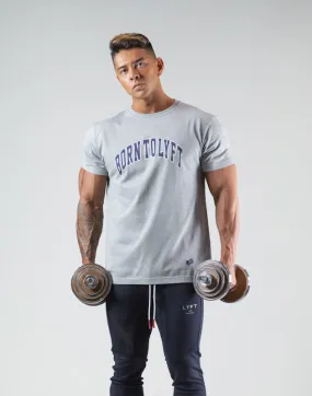 College Logo Standard T-Shirt - Grey