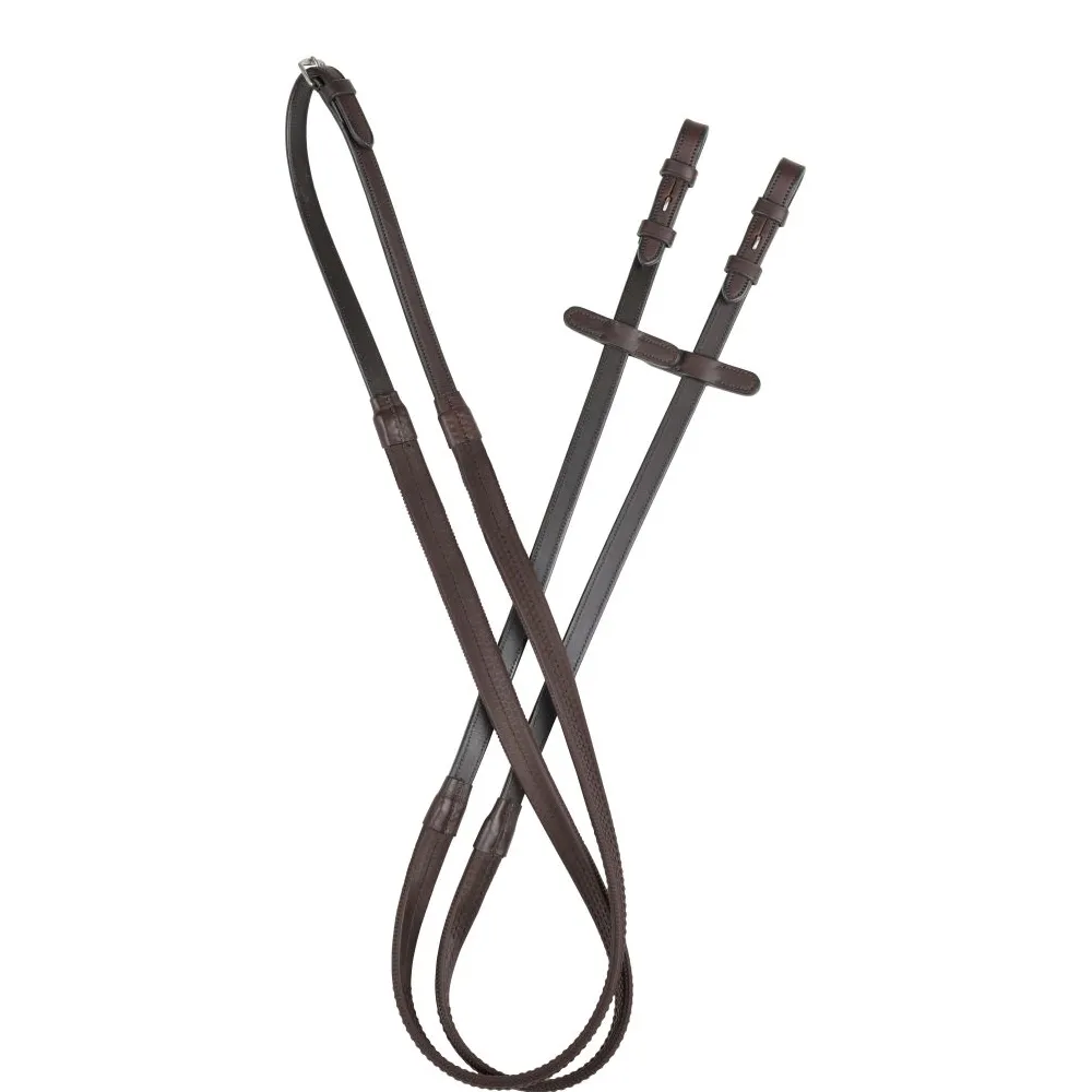 Collegiate Comfitec Opulux Plain Flat Rubber Reins