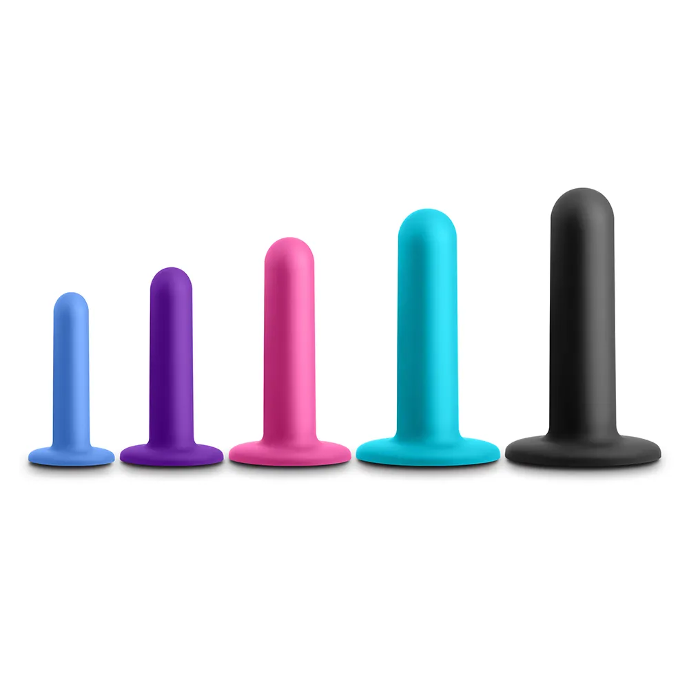 Colours Firm Silicone Suction Cupped Dilator Kit