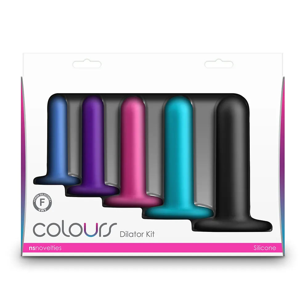 Colours Firm Silicone Suction Cupped Dilator Kit