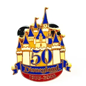 Disney Cast Exclusive Disneyland 50th Anniversary Sleeping Beauty Castle Pin