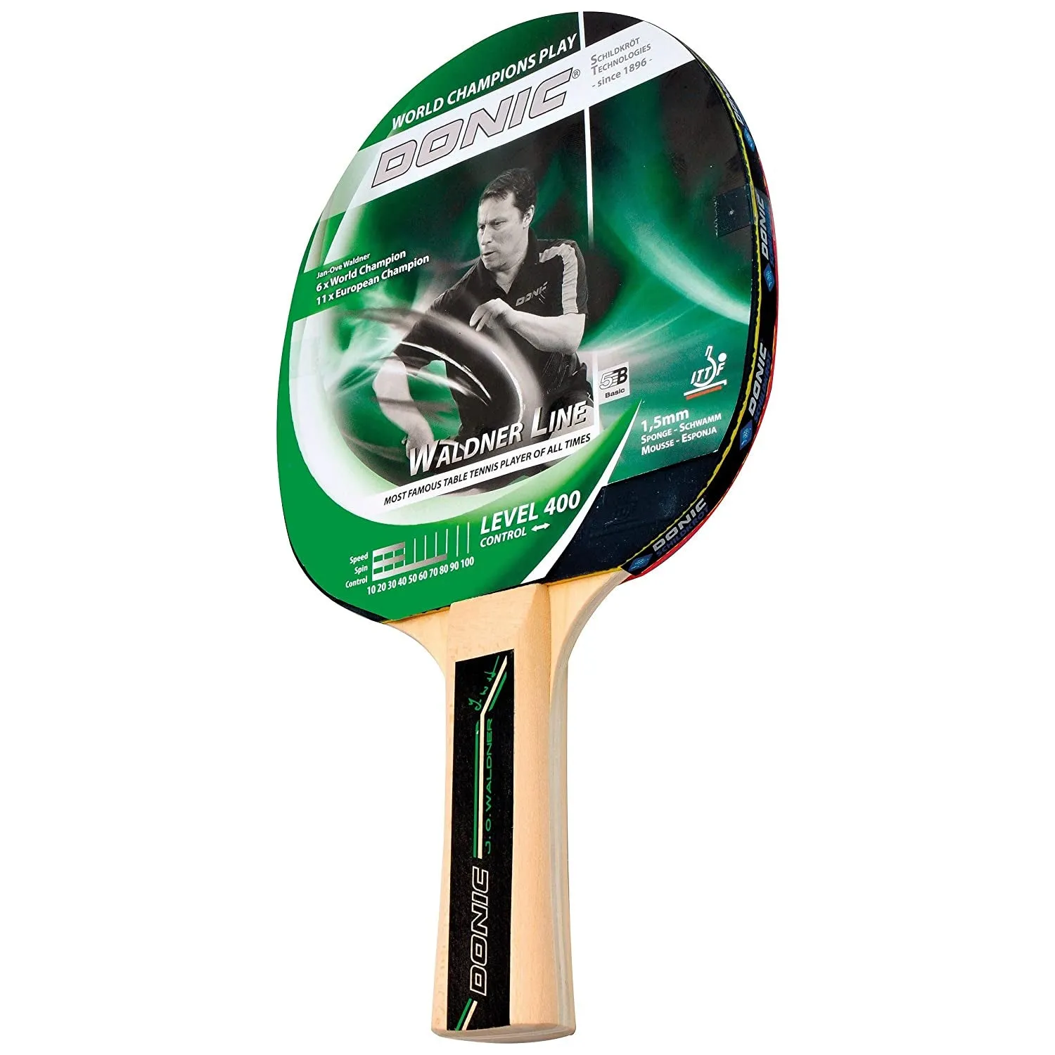 Donic Waldner 400 Table Tennis Bat with Cover