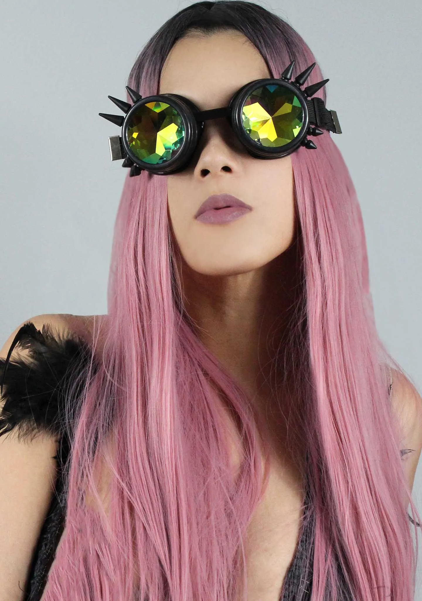 Dragon Slayer Kaleidoscope Goggles in Matte Black