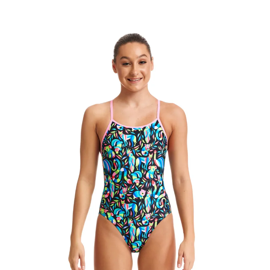 Funkita Girls Diamond Back One Piece FKS033G - Night Life