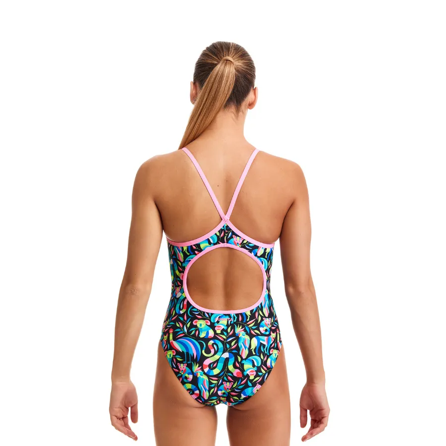 Funkita Girls Diamond Back One Piece FKS033G - Night Life