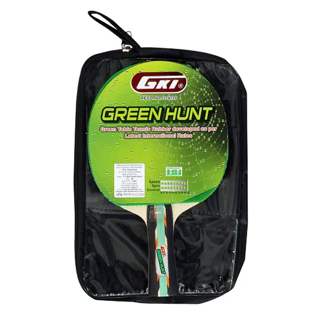 GKI Green Hunt Table Tennis Bat