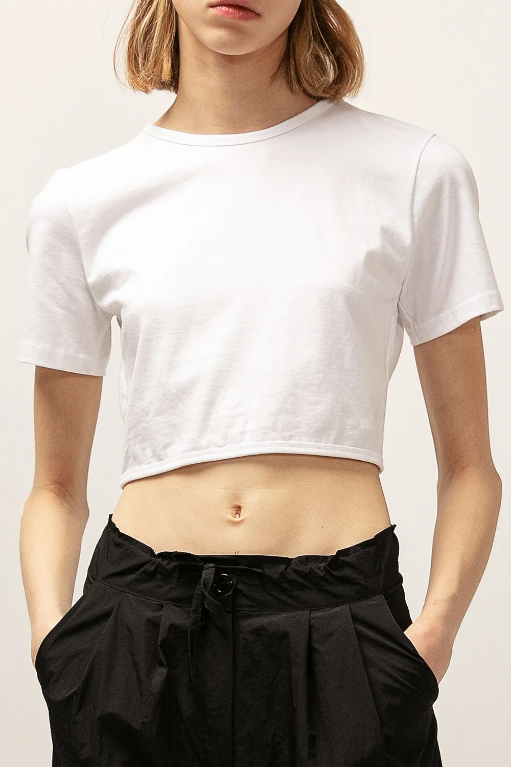 Hazel Tie Waist Crop Top