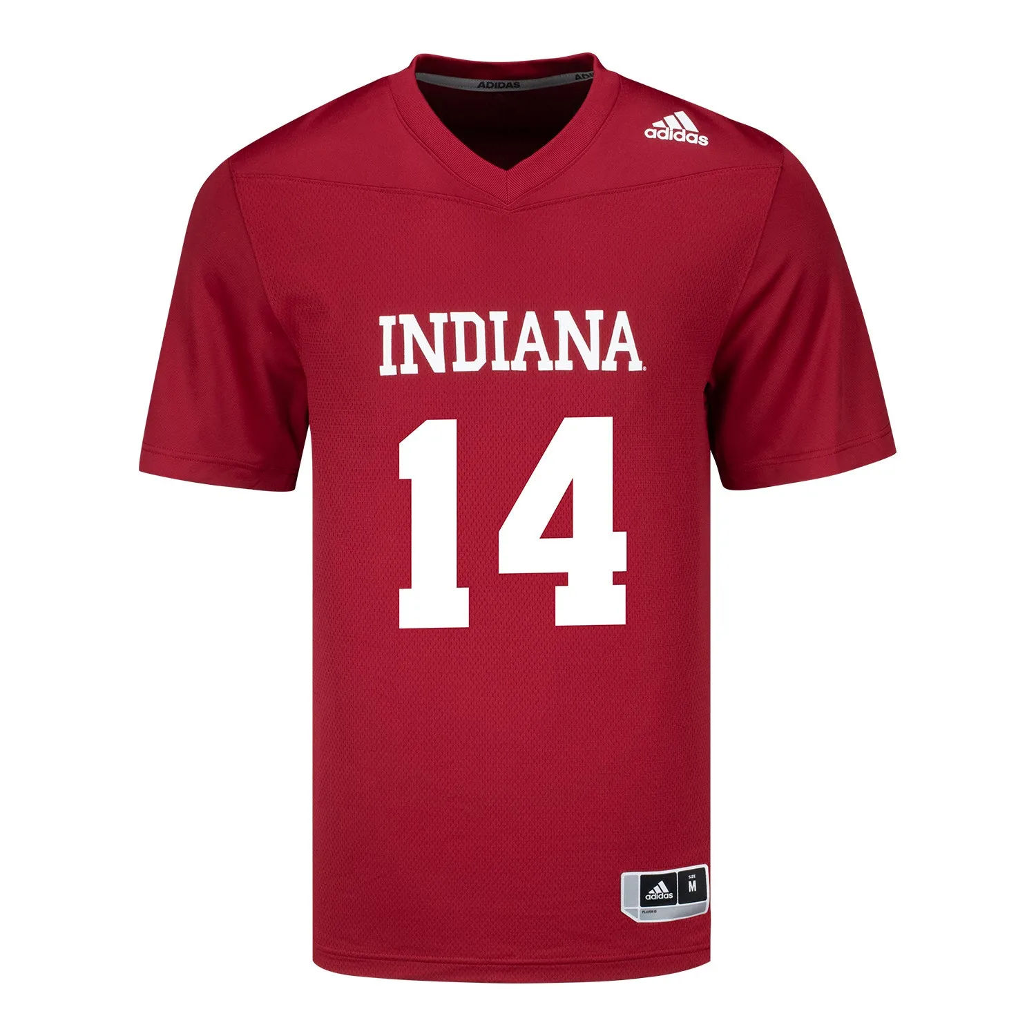 Indiana Hoosiers Adidas #14 Kaiden Turner Crimson Student Athlete Football Jersey