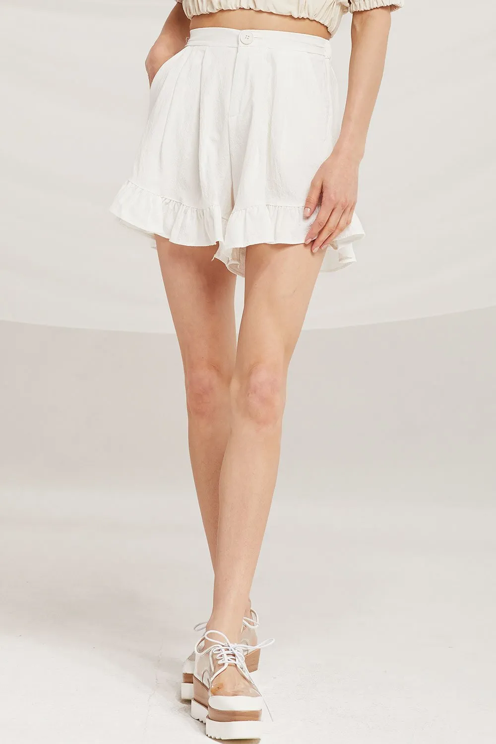 Jade Frill Hem Shorts