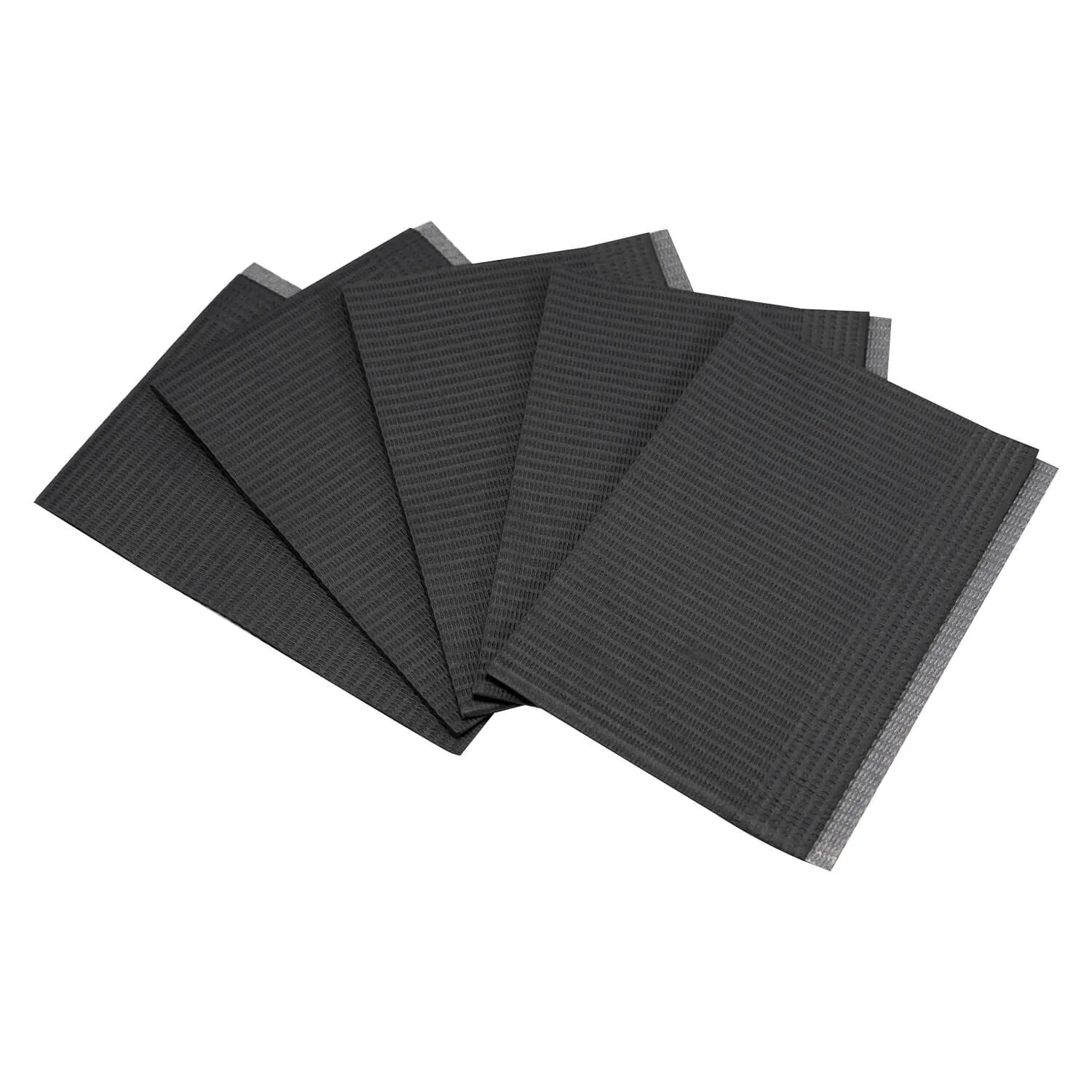 Jet Black - Eco-Friendly Disposable 4-Ply Premium Lap Cloths - 500ct