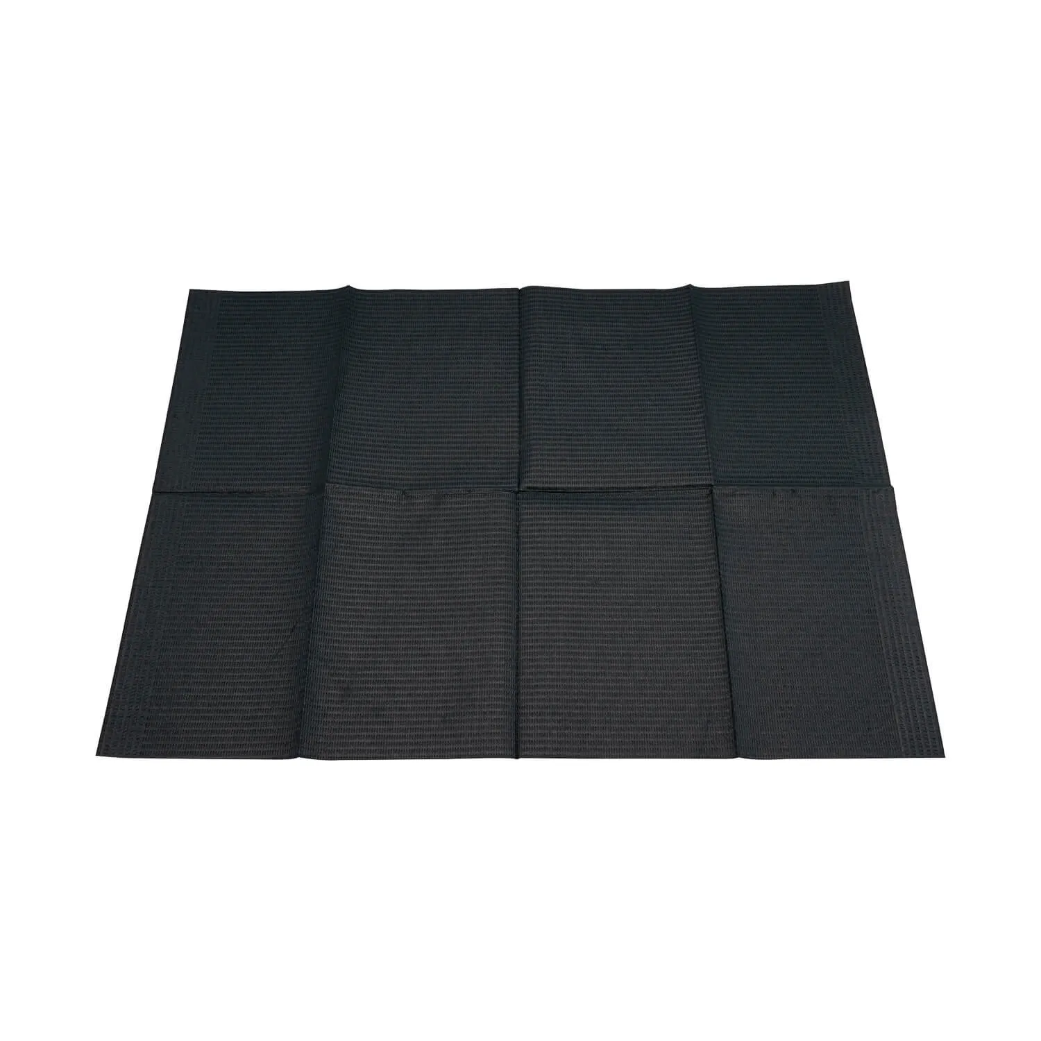 Jet Black - Eco-Friendly Disposable 4-Ply Premium Lap Cloths - 500ct