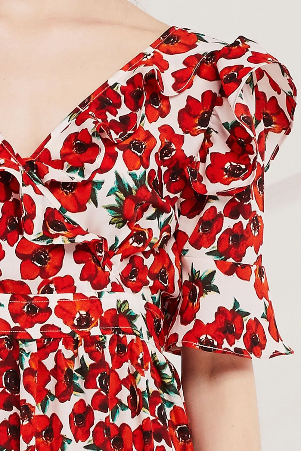 Kenley Floral Blossom Wrap Dress