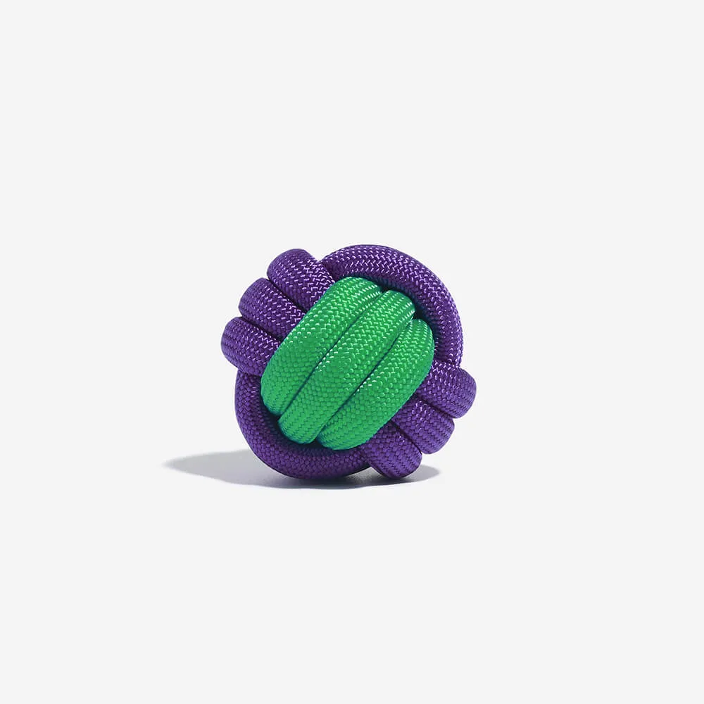 Knots Ball Throwing Dog Toy - Color Clash