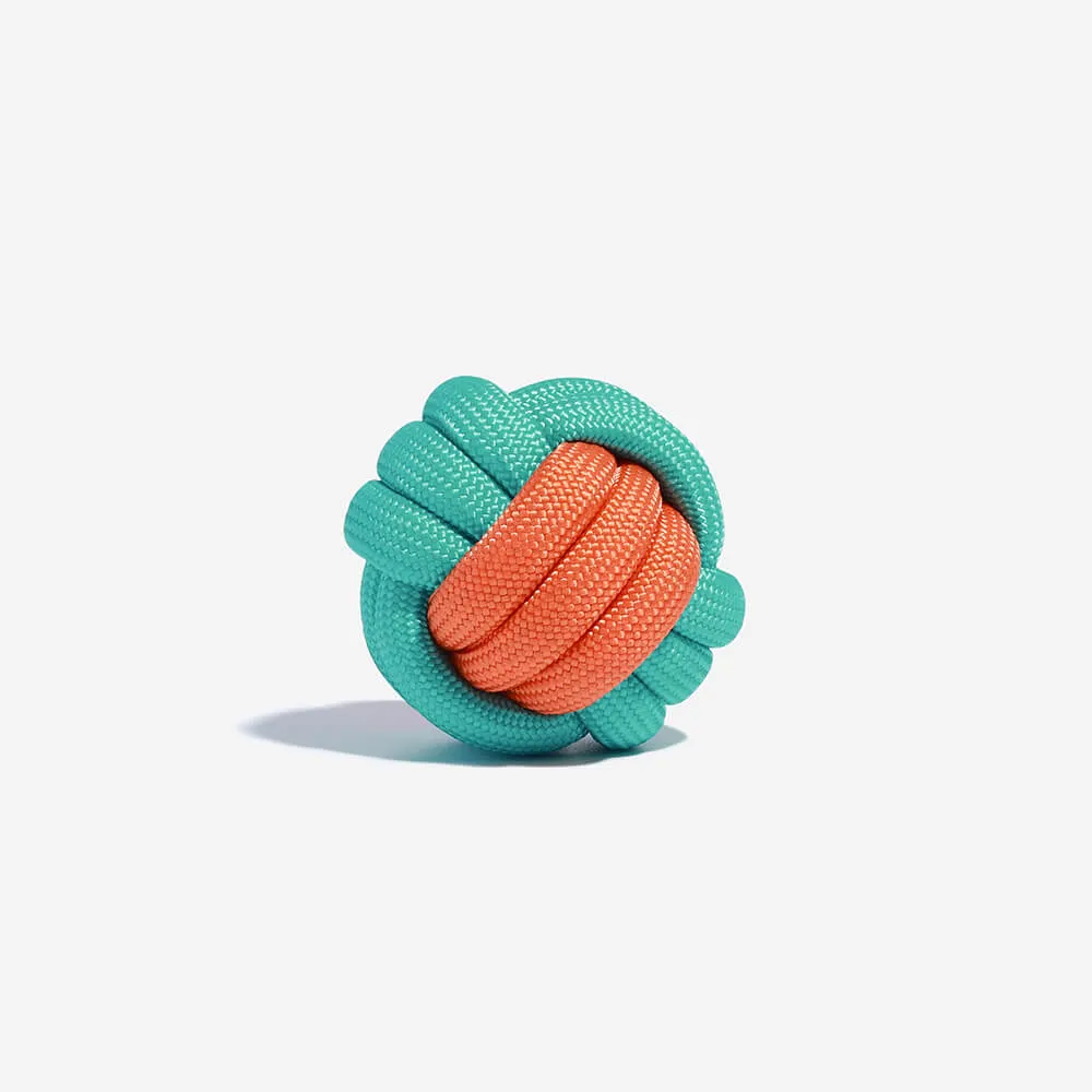 Knots Ball Throwing Dog Toy - Color Clash