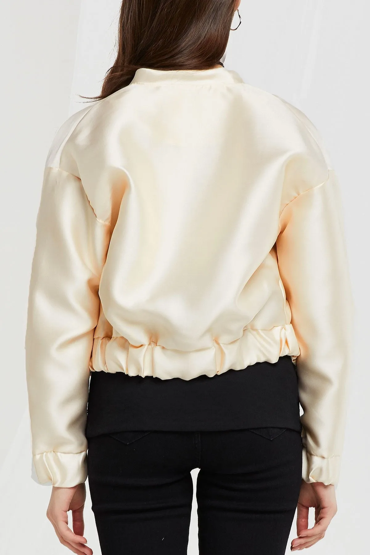 Laily Frill Bomber Jacket