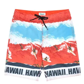 Men's Classic Boardshorts - Big Wave Red