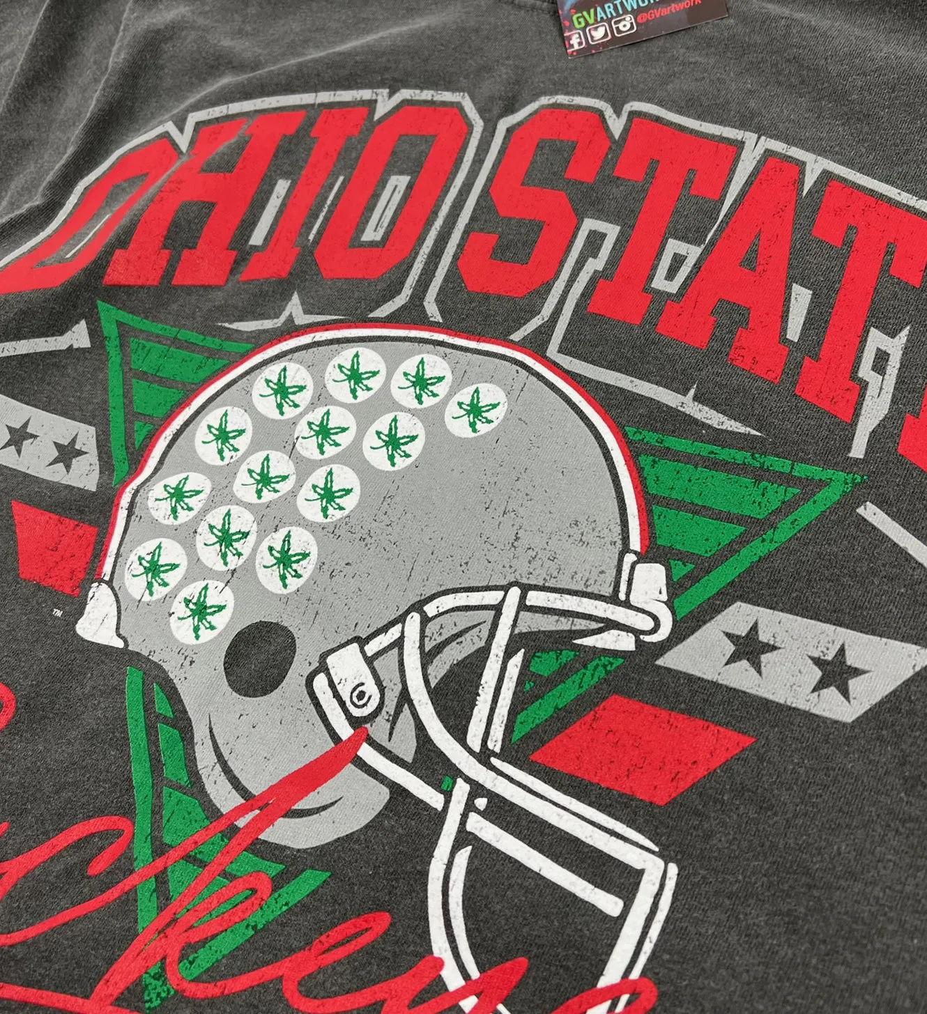 Ohio State Buckeyes Retro Helmet T shirt