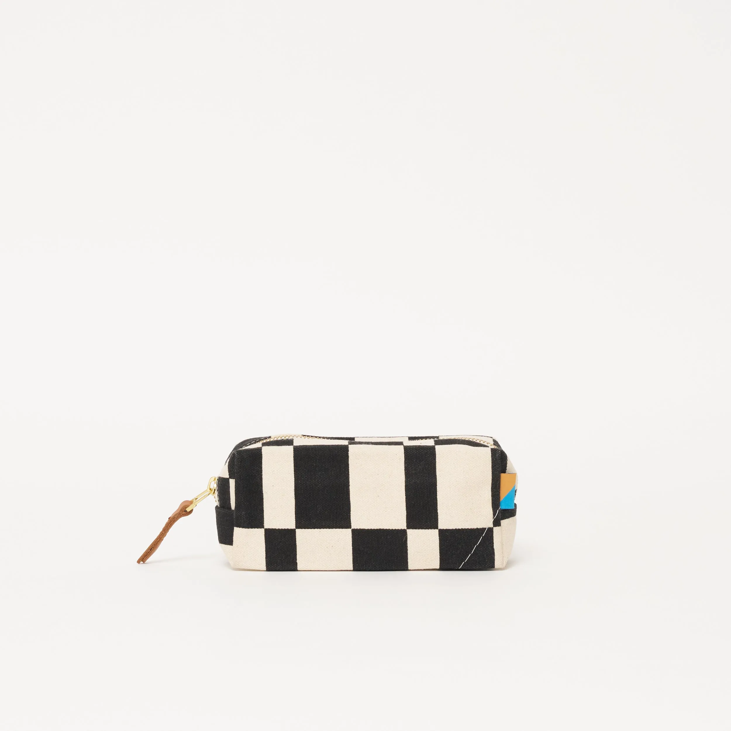 Pencil Case - Black Checker