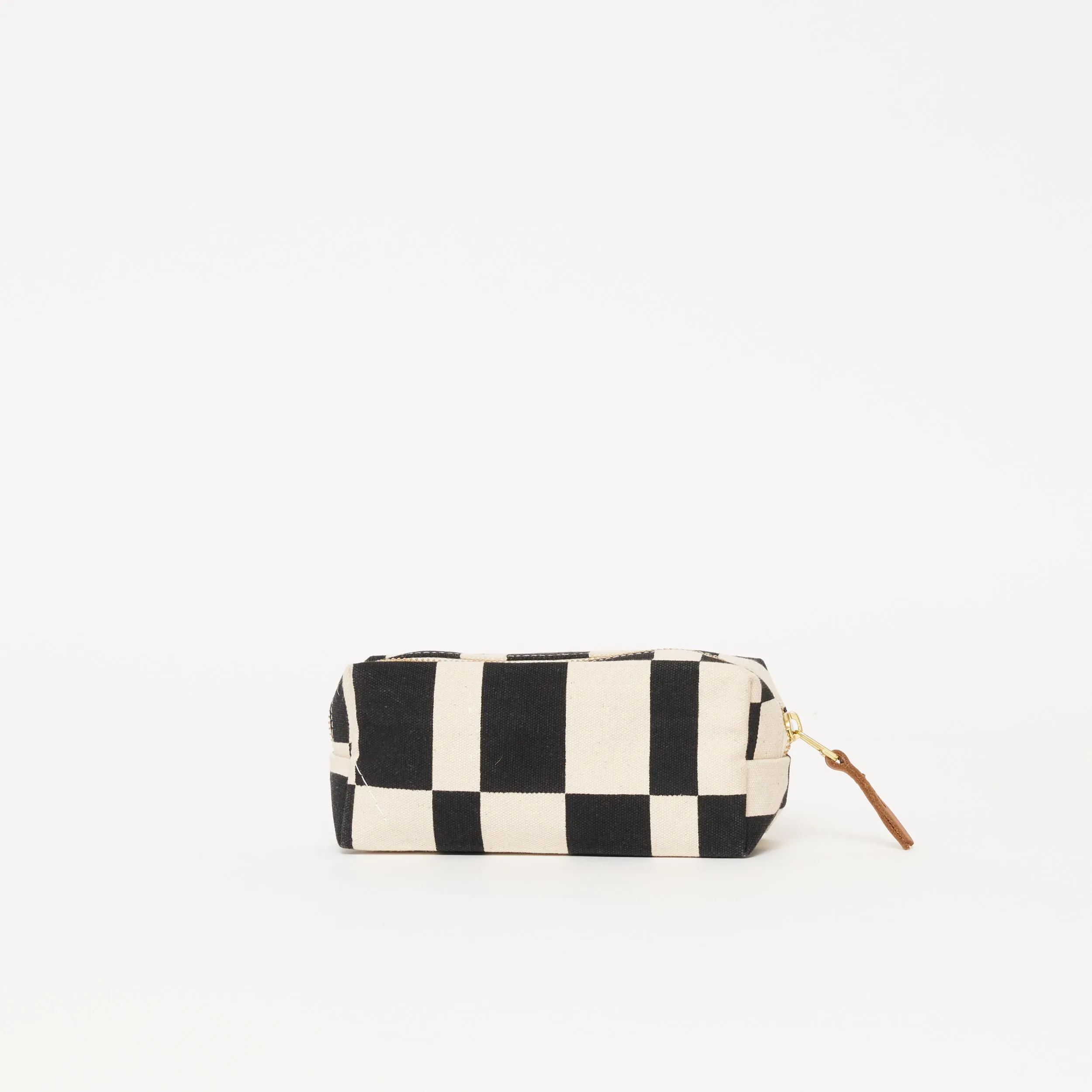 Pencil Case - Black Checker