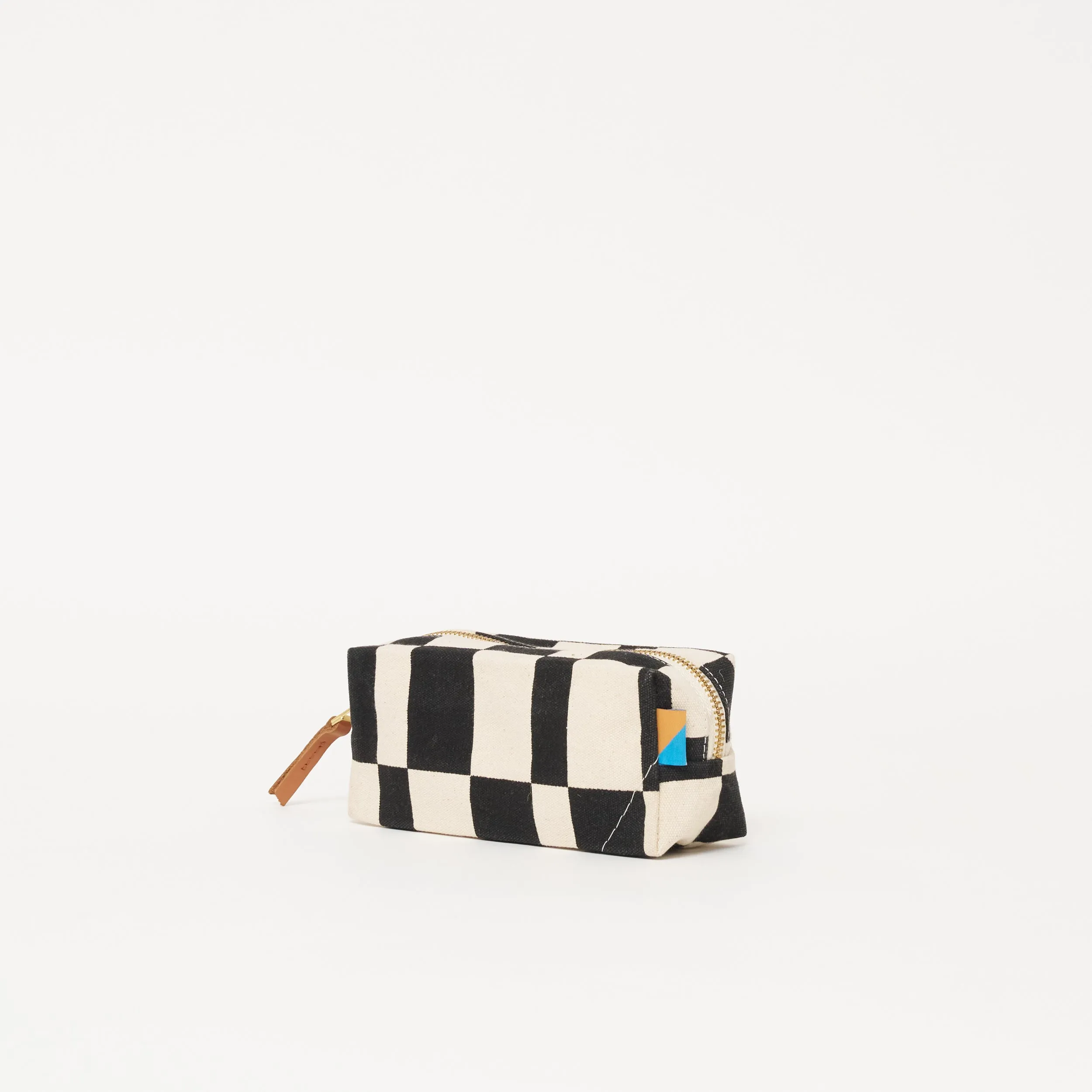 Pencil Case - Black Checker