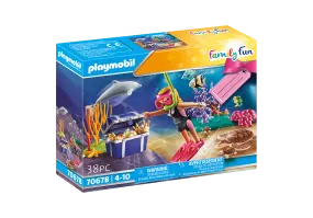 Playmobil Family Fun: Treasure Diver Gift Set