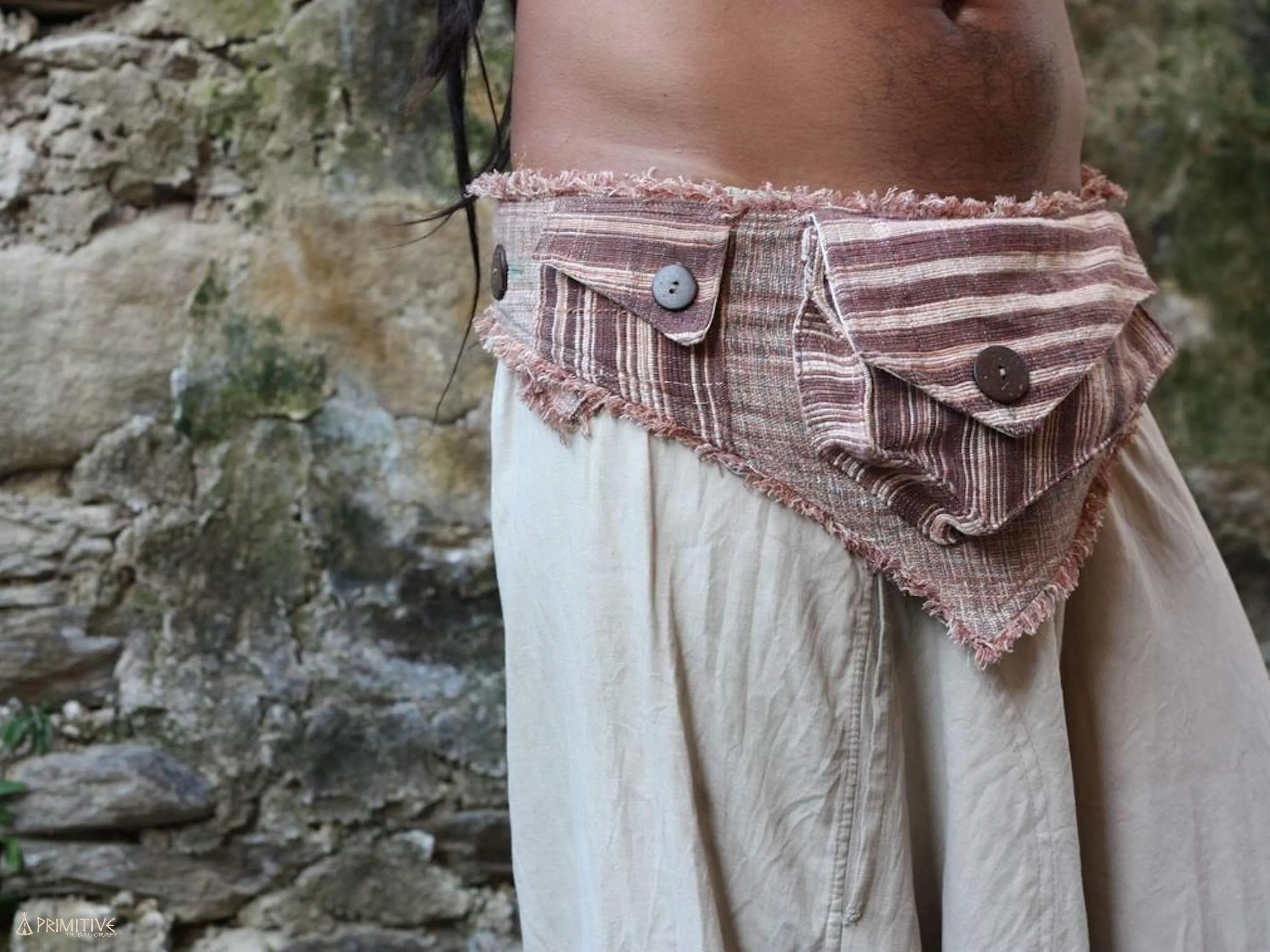 Pocket Belt ⋙⋘ Handwoven Khadi Cotton